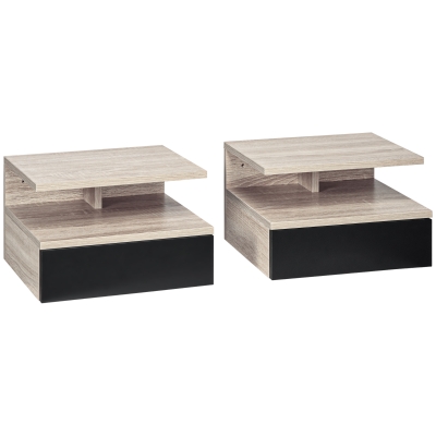 Set 2 Noptiere Suspendate pentru Dornitor, Noptiere Modern