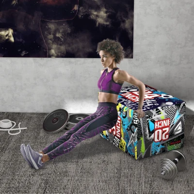 SPORTNOW Plyo Box 3 Altezze Antiscivolo per Casa e Palestra
