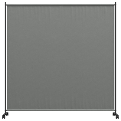 Outsunny Paravent Extérieur sur Roulettes Gris 183x30x181 cm