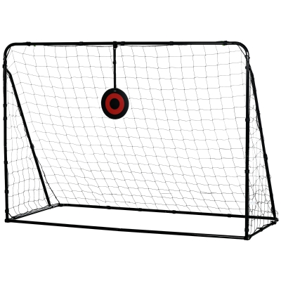 HOMCOM Filet Rebond Football Angle Réglable avec Cible