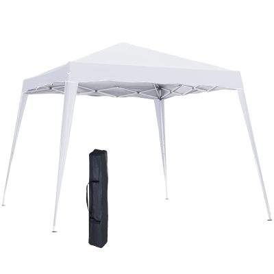 Outsunny 3 x 3m Pop Up Gazebo, Water Resistent, Foldable, w/Carrying Bag-White