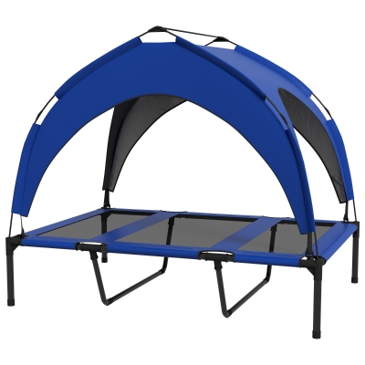 Cuccia PawHut Per Cani Piccoli - Impermeabile 65x75.7x63cm Blu, Fino 20kg - Foto 5