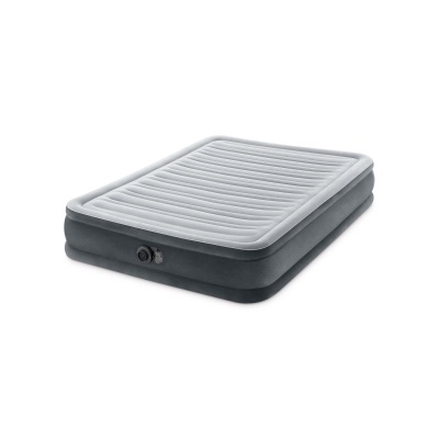 INTEX 67768ND - Materasso Casa Una Piazza E Mezza Dura Beam Tecnologia Fiber-Tech Con Pompa Elettrica Incorporata Cm 137X191X33