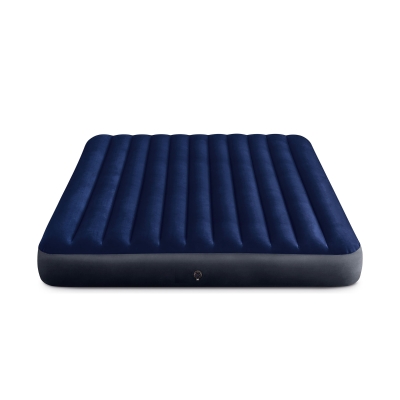 Intex 64755 - Materasso Gonfiabile Matrimoniale King Dura-Beam Classic Downy, 183x203x25 cm