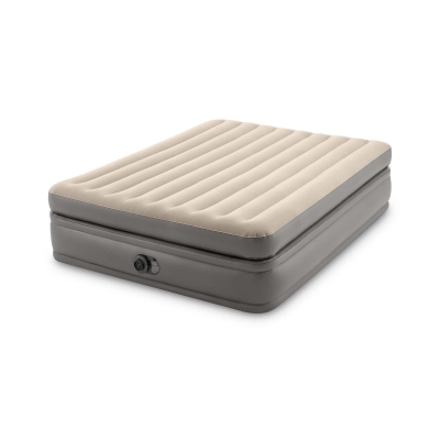 INTEX 64164ND - Materasso Dura-Beam Prime Comfort Matrimoniale Con Tecnologia Fiber Tech, Pompa Elettrica Incorporata 152X203X51 Cm