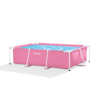 INTEX 28266NP - Piscina Frame Rettangolare Rosa 220X150X60 Cm