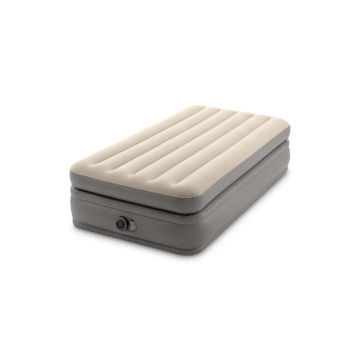 INTEX 64162ND - Materasso Dura-Beam Prime Comfort Singolo Con Tecnologia Fiber Tech, Pompa Elettrica Incorporata 99X191X51 Cm