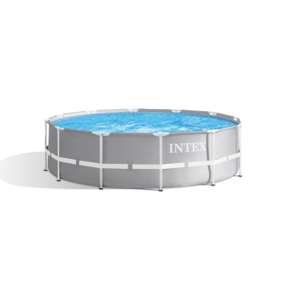 INTEX 26716NP - Piscina Prisma Frame 366X99 Cm Con Pompa Filtro E Scaletta Doppia