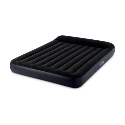 Intex 64150ND - Materasso Gonfiabile Matrimoniale Dura-Beam Pillow Rest Autogonfiante, 152x203x25 cm