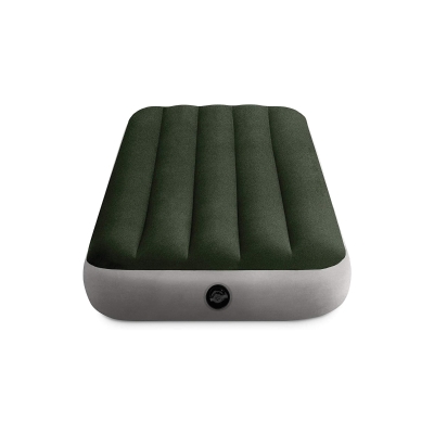Intex 64106 - Materasso Gonfiabile Mezza Piazza Dura-Beam Prestige Downy, 76x191x25 cm