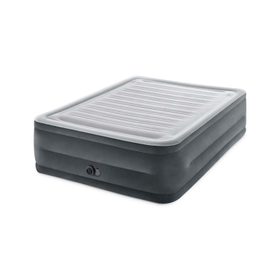 INTEX 64418ND - Materasso Comfort Plush Hise Rise Dura Beam Tecnologia Fiber Tech Matrimoniale Cm 152X203X56