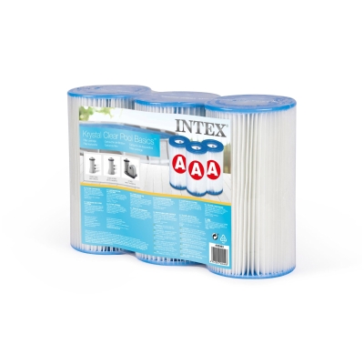 INTEX 29003 - Cartuccia Filtro M, Confezione 3 Pz