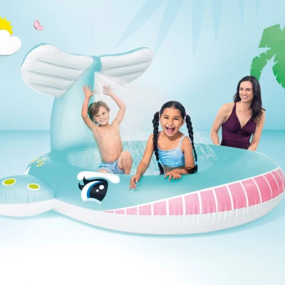 INTEX 57440NP - Piscina Spruzzo Balena 201X196X91 Cm