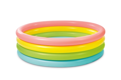 INTEX 56441NP - Piscina 4 Anelli Arcobaleno Cm 168X46