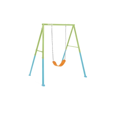 INTEX 44113 - Altalena Verde E Blu Cm 178X244X201, 1 Componente (Altalena)