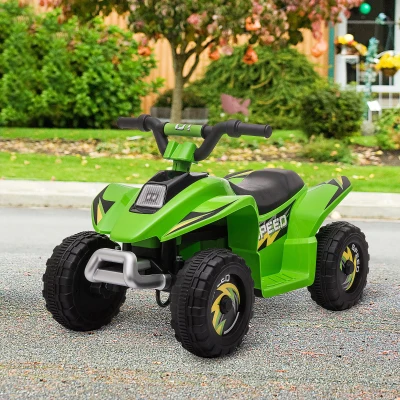 ATV Electric pentru copii 6V Viteza 2,8-4,6 km/h, verde