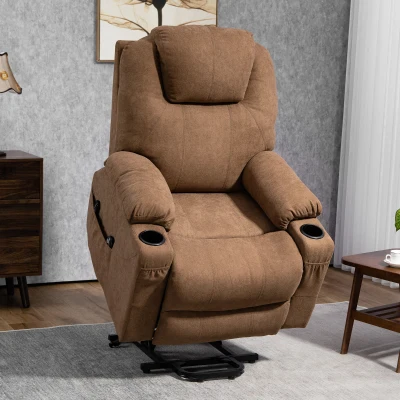 Scaun Electric Rabatabil, 90x101x107 cm, Cafea