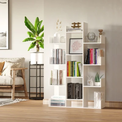 Mobilier Biblioteca tip Copaccu 13 Etajere din Lemn PAL