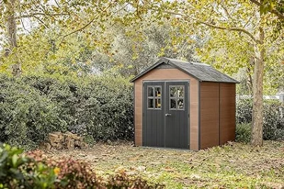 Keter Casetta da Giardino Newton 759, Marrone, 228 X 287 X 252 h