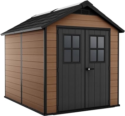 Keter Casetta da Giardino Newton 759, Marrone, 228 X 287 X 252 h