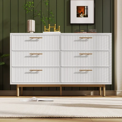 Modern Sideboard Cabinet for Living Room, White