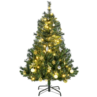 HOMCOM kerstboom dennenboom met decoratie