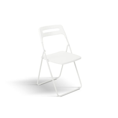 PAZZO DESIGN Sedia pieghevole Peter Bianca set da 6 sedie struttura in metallo