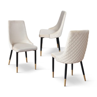 PAZZO DESIGN Sedia Cinzia set da 4 sedie beige
