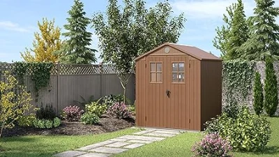Keter Casetta da Giardino Darwin 6x6, Marrone, 190 X 183 X 221 h