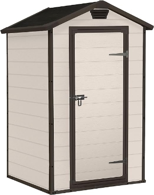 Keter Casetta da Giardino Manor 4x3, Beige, 129 X 103 X 196 h