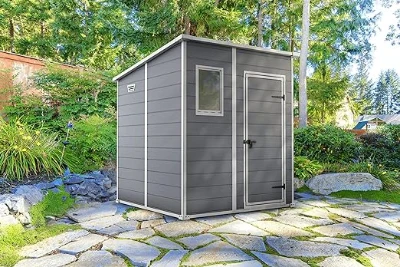 Keter Casetta da Giardino Manor 6x6 Pent, Grigia, 183,5 X 185 X 200 h