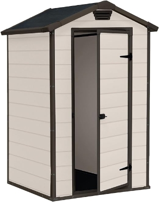 Keter Casetta da Giardino Manor 4x3, Beige, 129 X 103 X 196 h