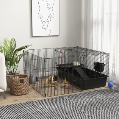 PawHut Rolcontainer archiefkast, 3 laden, afsluitbaar, verrijdbaar, 37 cm x 43,5 cm x 60 cm, wit