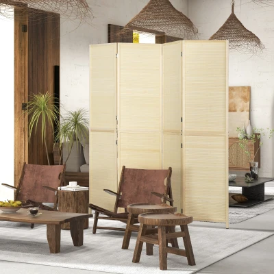 Paravan Interior Pliabil, 180x1,6x180 cm, Culoarea Lemnului