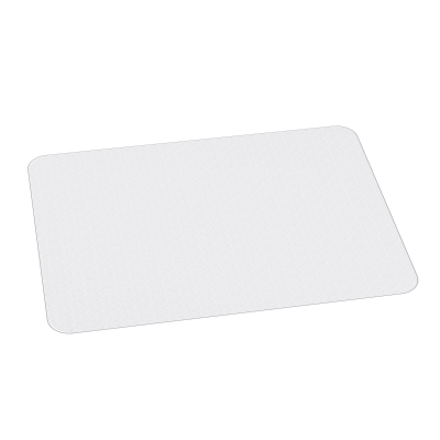 HOMCOM Vloerbeschermingsmat, antislip, 1,5 mm dik, 90x120 cm, Transparant