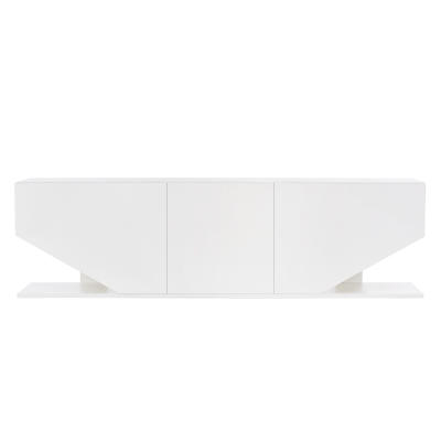 Modern LED TV Unit for Up to 65-inch TV, White
