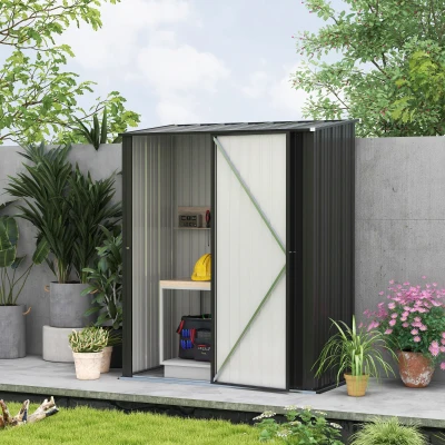 Outsunny Magazie de Gradina Pentru Unelte din Tabla de Otel