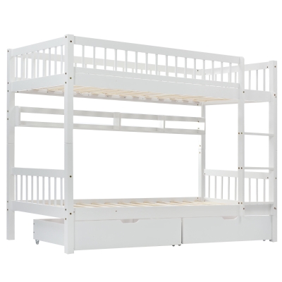 Bunk Bed for Kids, White