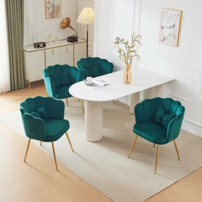 Ensemble 4 chaises salle à manger, Vert