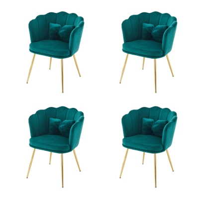 Ensemble 4 chaises salle à manger, Vert