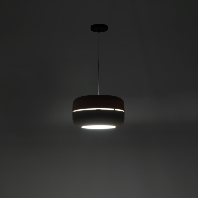 STONES Lampada a sospensione, metallo, 35x35x150cm, rosa e grigio
