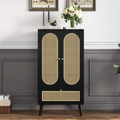 Credenza compatta, Nero