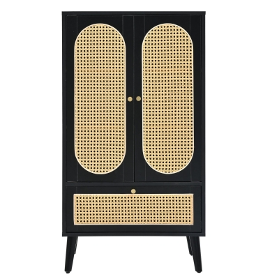 Credenza compatta, Nero