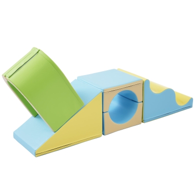 Énormes blocs de construction en mousse 6-en-1, Jaune