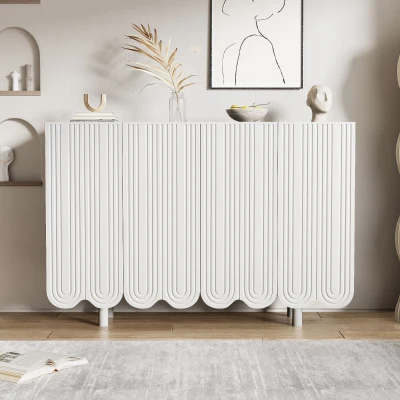 Credenza a goccia, Bianco