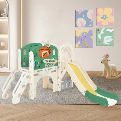 Scivolo combinato per bambini con scivolo lungo