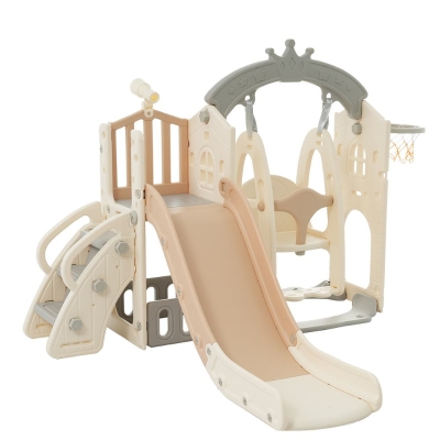 Set da gioco multifunzionale 5-in-1 per bambini con altalena