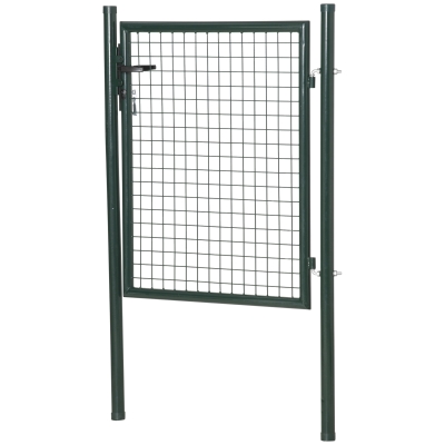 Gartentor in Gitteroptik Gartenpforte Gartentür Terrassentor Außenstahl Maße 97L x 150H cm grün