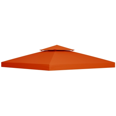 Outsunny Tetto Sostitutivo Gazebo 3x3m, Terra