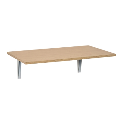 HOMCOM Mesa Dobrável de Parede Mesa Auxiliar Suspensa para Cozinha Sala de Jantar 60x40x20cm Madeira Natural